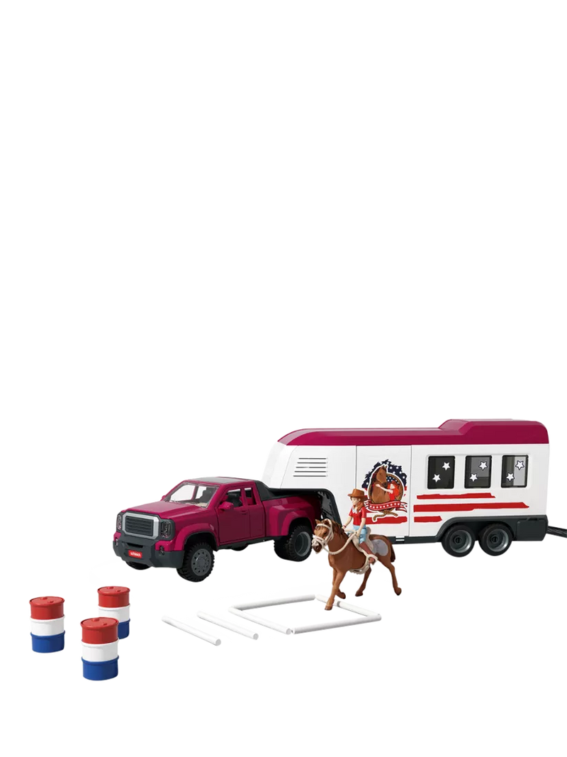 schleich Horse Club Lakeside Truck & Trailer toy set, imported from the UK