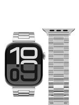 John Lewis Vonmählen Link Bracelet for Apple Watch 44mm/45mm/46mm/49mm Silver- Buy online at McGrocer