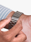 Vonmählen silver link bracelet for Apple Watch 44-49mm - British product