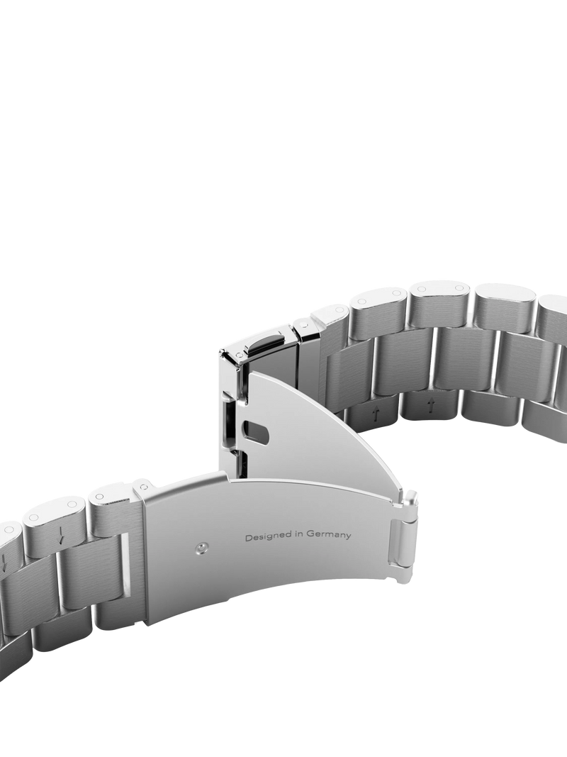 Vonmählen silver link bracelet for Apple Watch 44-49mm - British product