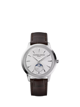 John Lewis Frederique Constant FC-206S3S6 Classics Moneta Moonphase White Men's Watch- Buy online at McGrocer