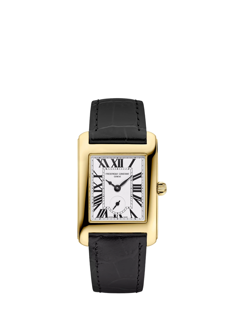 Frederique Constant Classics women's watch with white dial and Roman numerals (British brand)