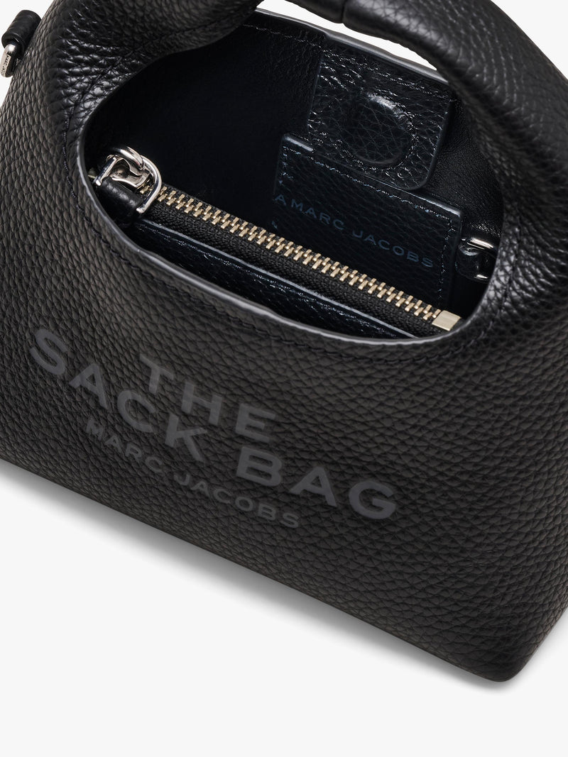 Marc Jacobs micro crossbody sack bag full-grain leather (British brand)