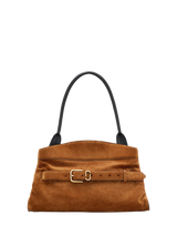 John Lewis Marc Jacobs Dakota Suede Satchel Bag, Copper- Buy online at McGrocer