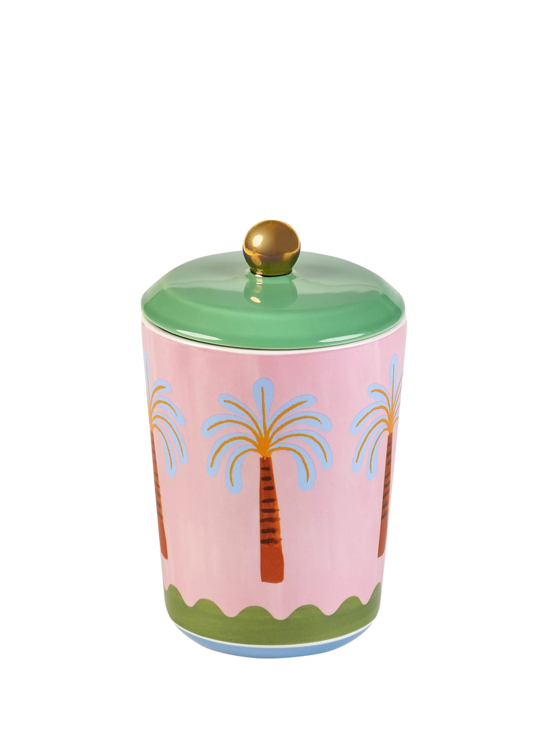Eleanor Bowmer Electric Coast Palm storage jar 800ml - British product