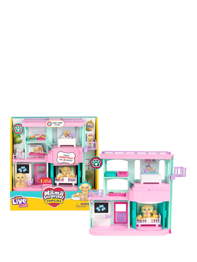 John Lewis Little Live Pets Mama Surprise Families Baby Care Clinic Playset- Buy online at McGrocer