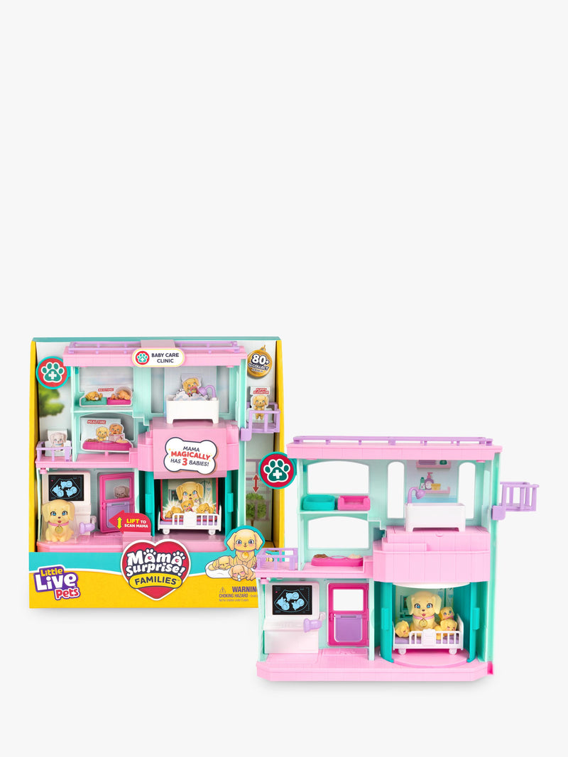 Little Live Pets Mama Surprise Baby Care Clinic playset, UK version