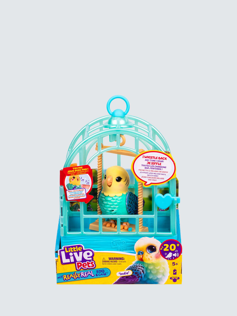 Little Live Pets My Really Real Bird Cage Indie The Budgie