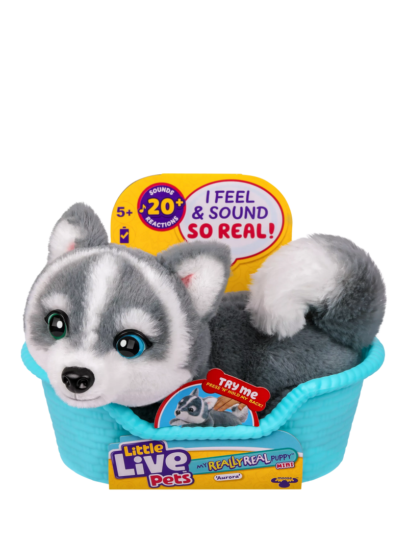 Little Live Pets Husky puppy mini toy Aurora, UK version