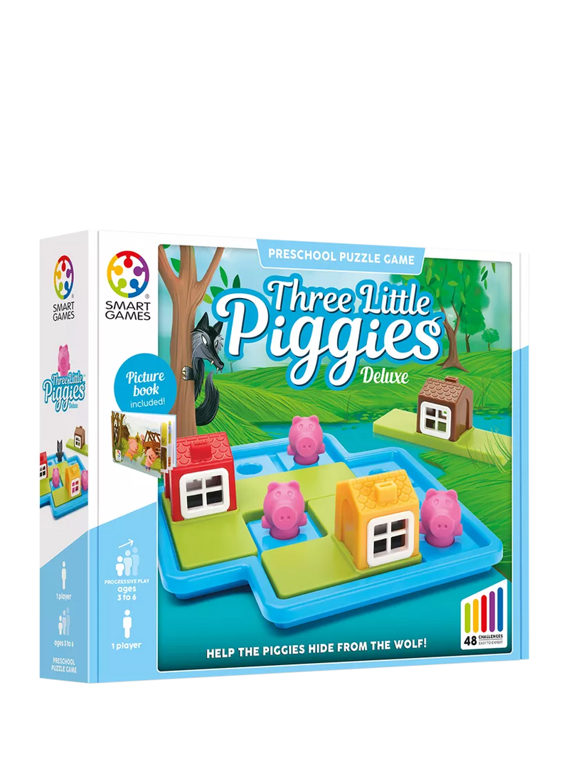 SmartGames Three Little Piggies deluxe puzzle game, imported from the UK