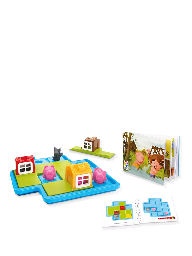 SmartGames Three Little Piggies deluxe puzzle game, imported from the UK
