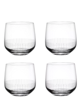 John Lewis Villeroy & Boch Afina Glass Tumbler, Set of 4, 200ml, Clear- Buy online at McGrocer