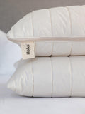 Floks luxury quilted wool pillow medium, imported from the UK