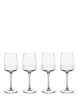 John Lewis Villeroy & Boch Afina White Wine Glasses, Set of 4, 125ml, Clear- Buy online at McGrocer