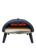 DeliVita Diavolo Gas Fired Outdoor Pizza Oven & Accessories Bundle, Navy