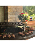 OFYR grill round 100cm black steel accessory, UK version