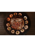 OFYR grill round 100cm black steel accessory, UK version