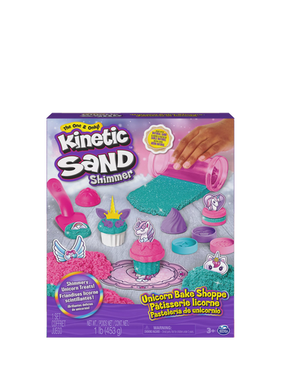 Unicorn Bake Shoppe Sensorisk Lekesett med 453g Formbar Sand og Verktøy