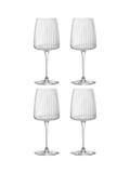 Bormioli Rocco white wine glasses set of 4, 374ml - British product