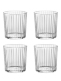 Bormioli Rocco glass tumblers set of 4 355ml - British product