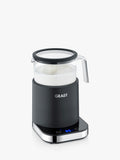 Graef MS902 induction milk frother black glass jug - British product