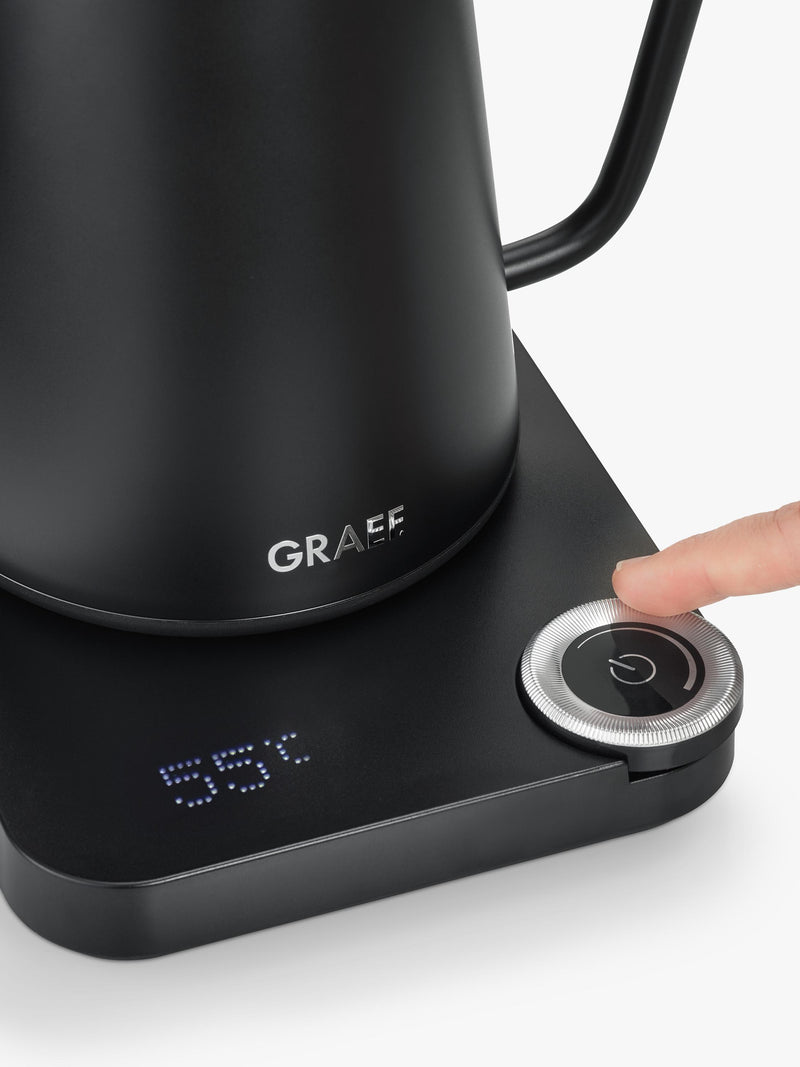 Graef pour over kettle matte black 0.9L, UK version