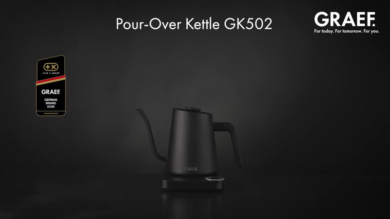 Graef pour over kettle matte black 0.9L, UK version
