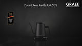 Graef pour over kettle matte black 0.9L, UK version