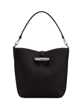 John Lewis Longchamp Roseau Bucket Bag Black- Buy online at McGrocer