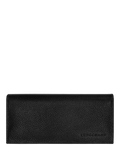Longchamp Foulonne long leather wallet black, UK version