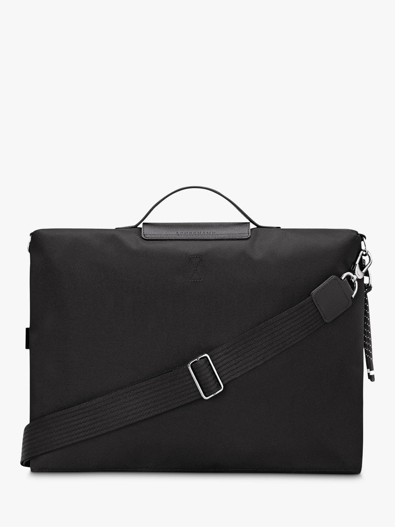 Longchamp Pliage Energy Briefcase Black, imported from the UK