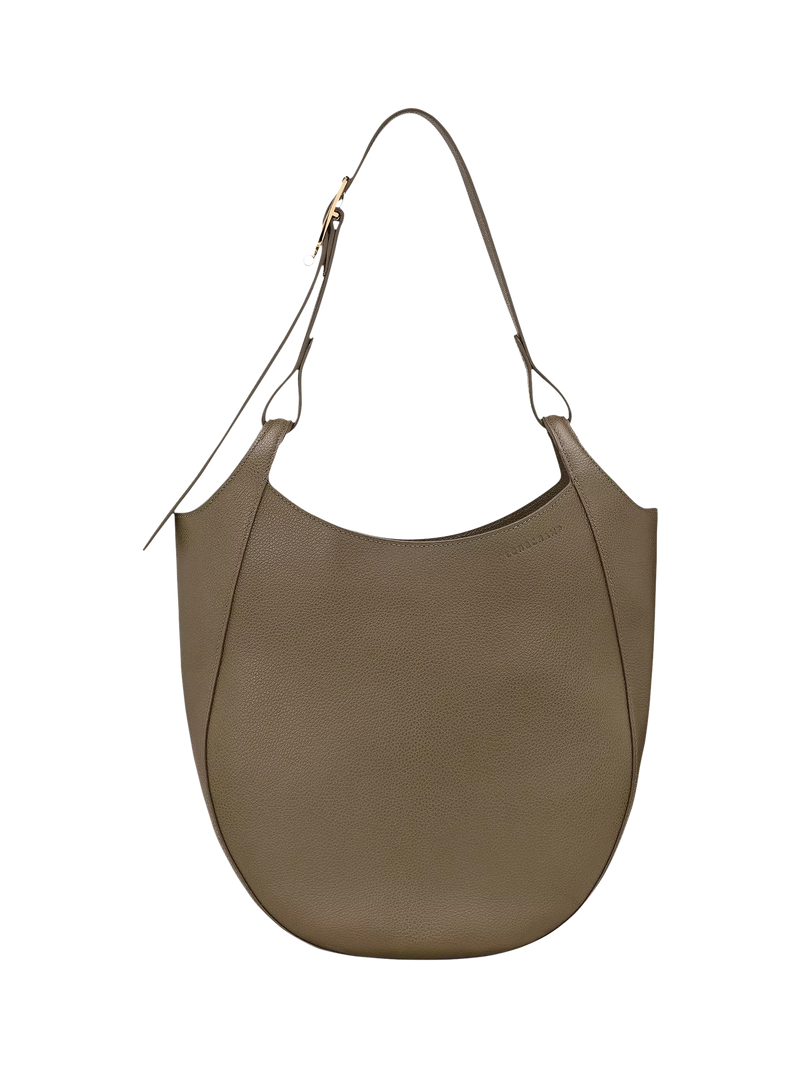 Longchamp Le Foulonné Leather Hobo Bag