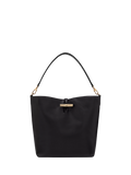 Longchamp large black leather hobo bag (British brand)