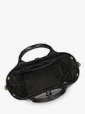 Longchamp Le Roseau black calfskin handbag, UK version