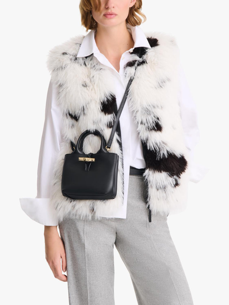 Longchamp Le Roseau XS calfskin handbag (British brand)