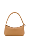Longchamp Le Roseau Leather Shoulder Bag, Walnut