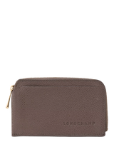 John Lewis Longchamp Le Foulonné Zipped Leather Cardholder- Buy online at McGrocer