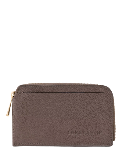 John Lewis Longchamp Le Foulonné Zipped Leather Cardholder- Buy online at McGrocer