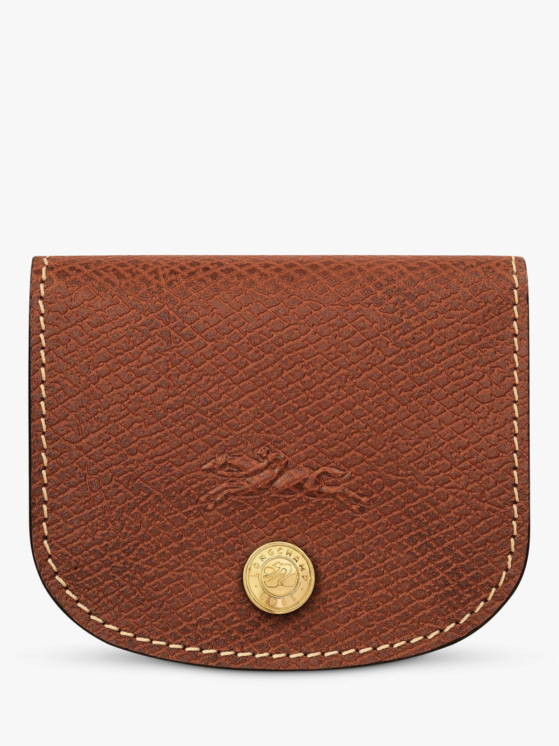 Longchamp Épure leather card holder 8.5x10cm, imported from the UK