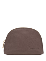 John Lewis Longchamp Le Foulonné Zipped Leather Pouch- Buy online at McGrocer