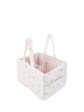 Avery Row baby changing caddy in Anemone floral print - British product