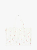 Avery Row baby changing caddy in Anemone floral print - British product