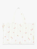 Avery Row baby changing caddy in Anemone floral print - British product