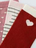 John Lewis ankle socks pack of 3 pink/multi, imported from the UK