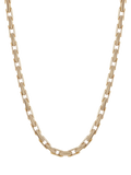 Tutti polished chain necklace gold plated 46.2cm - British product