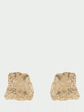 Tutti textured curved stud earrings - British product