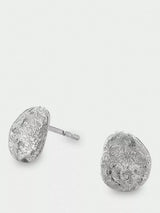John Lewis Tutti Textured Stud Earrings Silver- Buy online at McGrocer