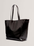 Ted Baker leather tote bag brown choc, imported from the UK