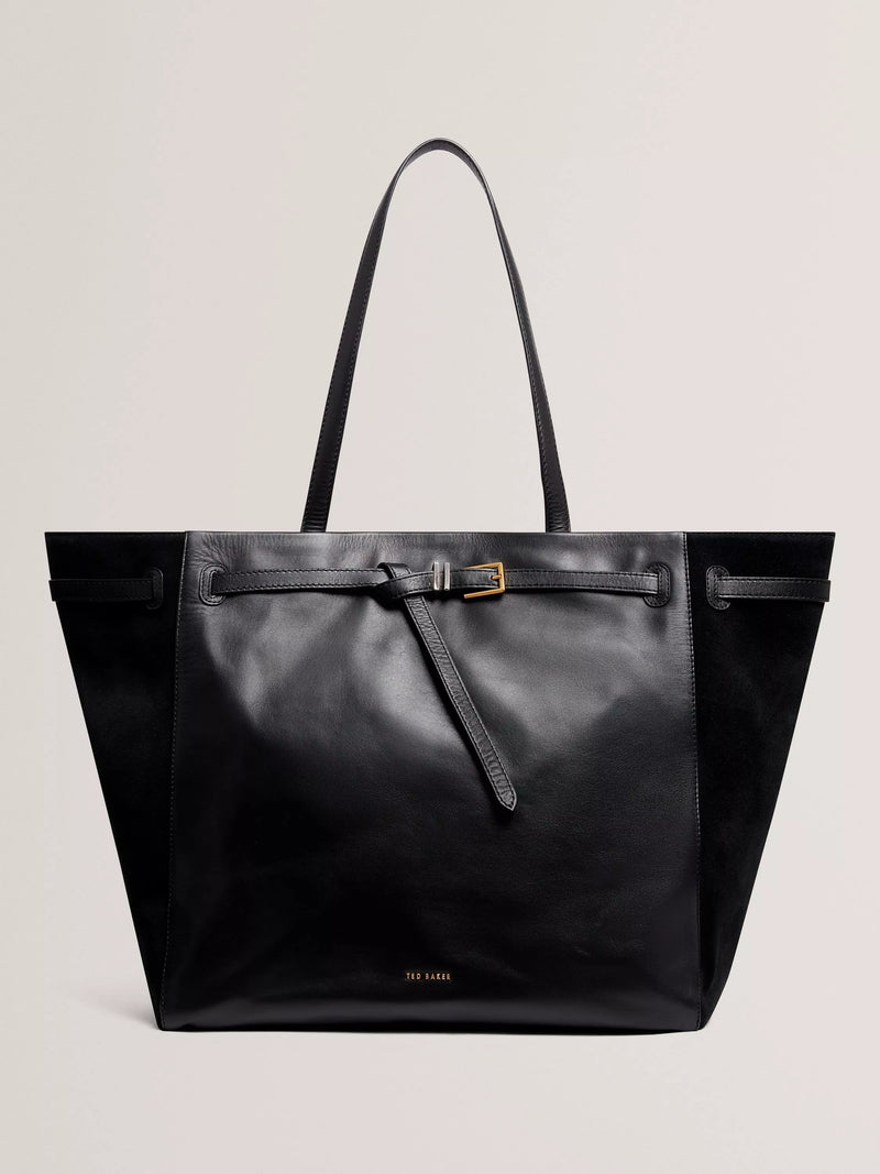 Ted Baker Tashine black leather tote bag, UK version