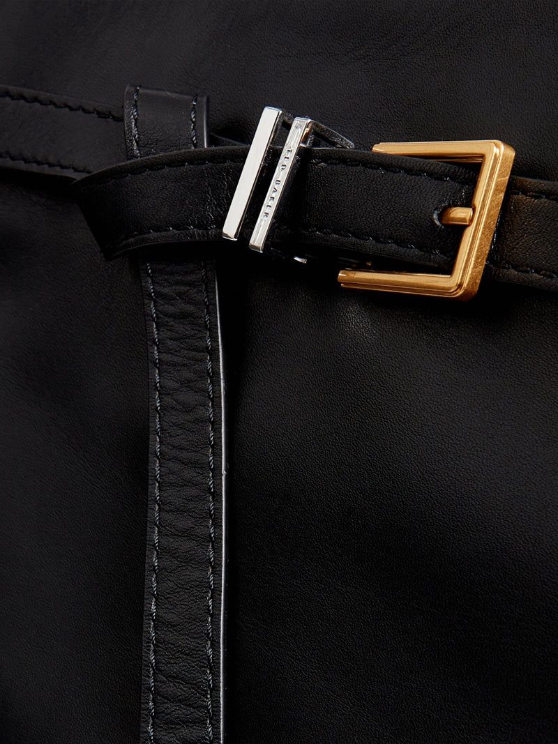 Ted Baker Tashine black leather tote bag, UK version